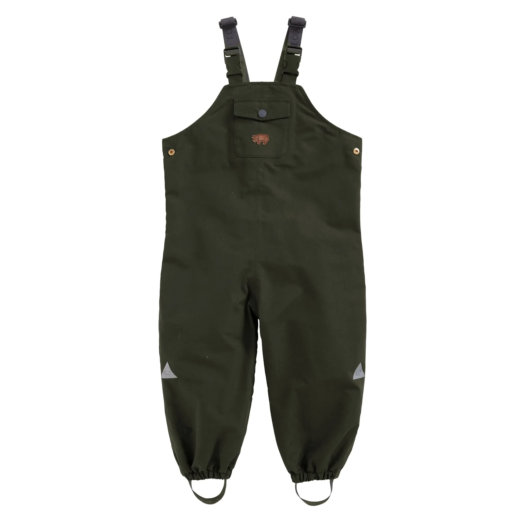 Olive Waterproof Dungarees