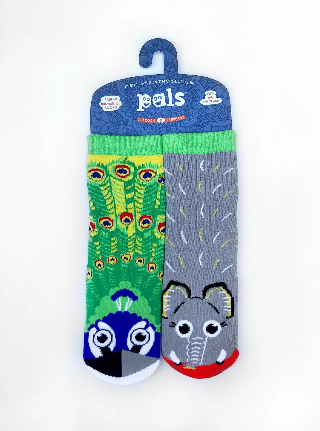 Peacock & Elephant Socks
