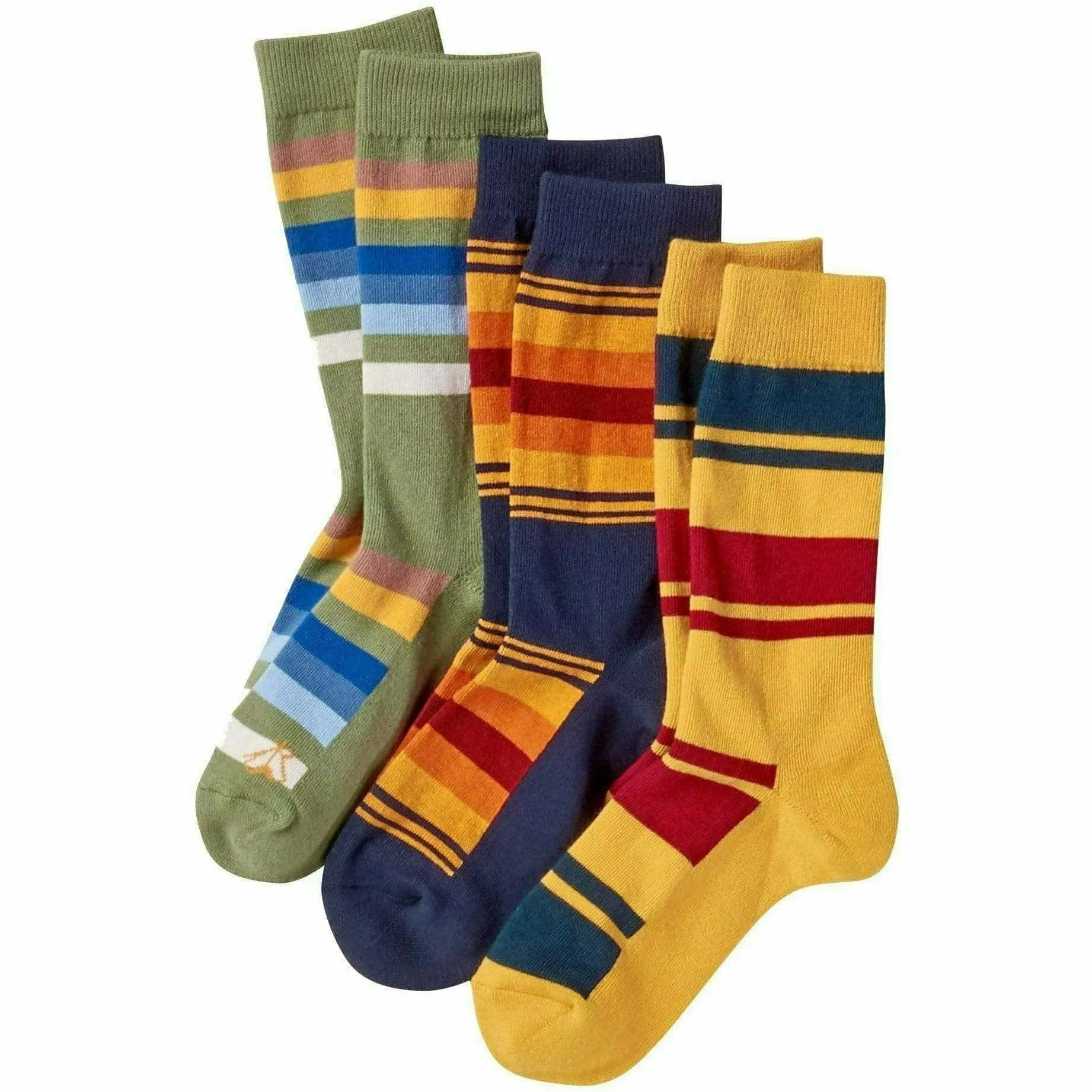 Pendleton National Park Striped Crew 3-Pack Socks