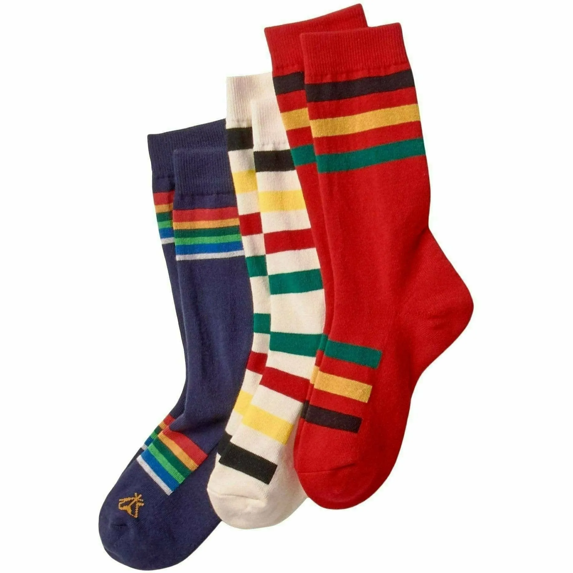 Pendleton National Park Striped Crew 3-Pack Socks