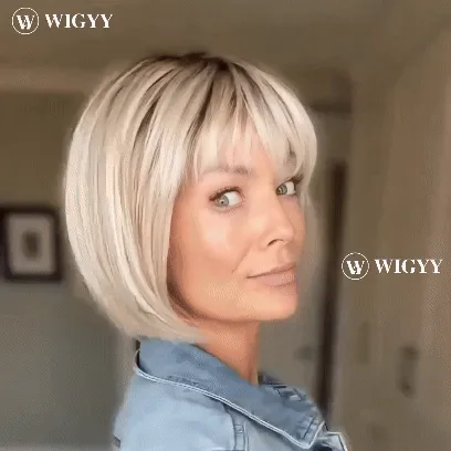 Perla - Wigyy Bob Elegant Wig with Bang
