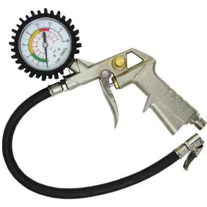 Pistol Grip Tyre Inflator with Gauge