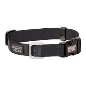 PS07-0930S-5/8"x13"-Drk Gray Dog Collar Terrain Single Ply Nylon