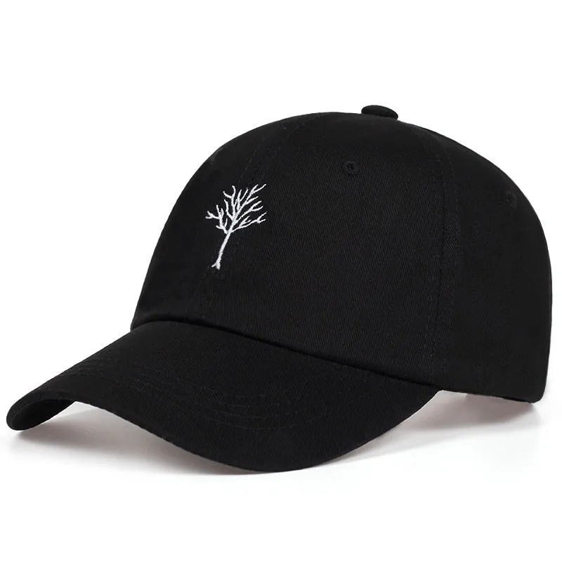 "TREE" Casquette Baseball Streetwear Noir - URB1™