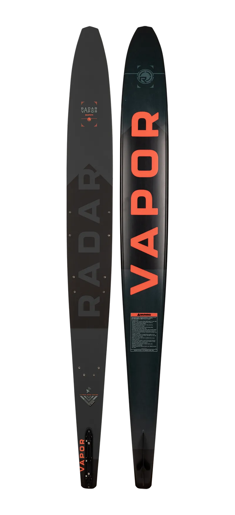 Radar Vapor Graphite w/ Double Carbitex Vector Boa Waterski Package 2025