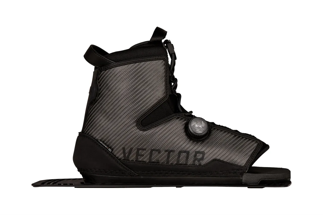 Radar Vapor Graphite w/ Double Carbitex Vector Boa Waterski Package 2025