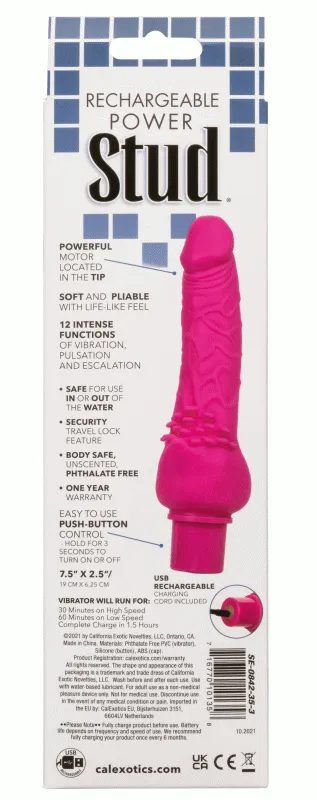 Rechargeable Power Stud errific - Pink