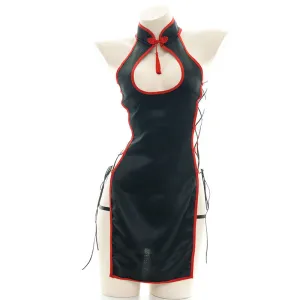 retro strappy cheongsam  KF83000