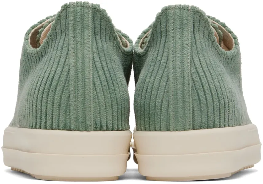 RICK OWENS DRKSHDW Blue Corduroy Sneakers