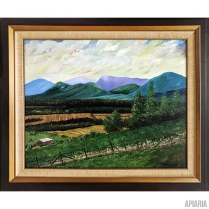 Rick Seguso Original "Fields Before The Mountains"