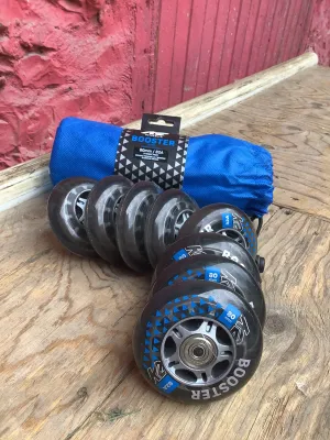Roues de patin K2 Booster 80mm/82a   Roulements ILQ-7