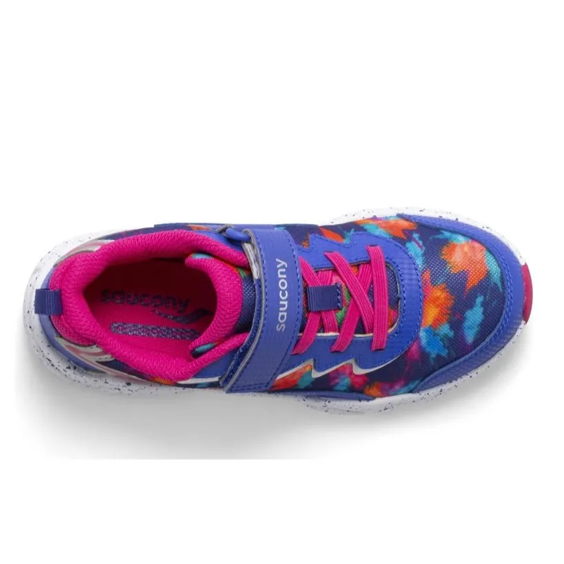 SAUCONY - Big Kid's Flash A/C 2.0 Sneaker, Blue/Pink