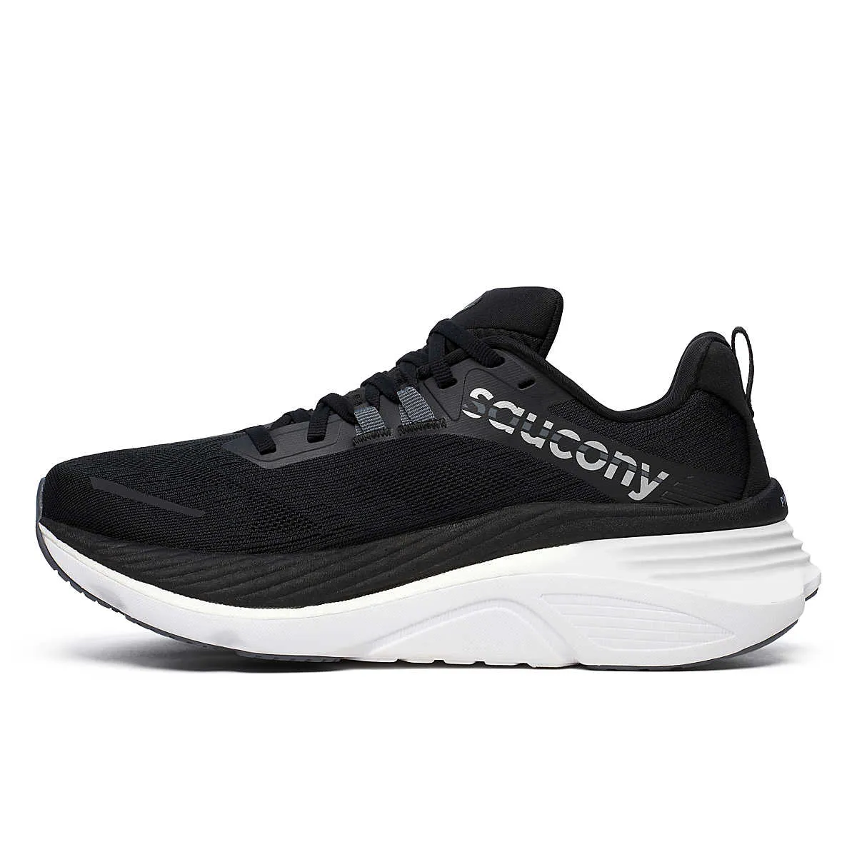 Saucony Men's Hurricane 24 in Black/Carbon