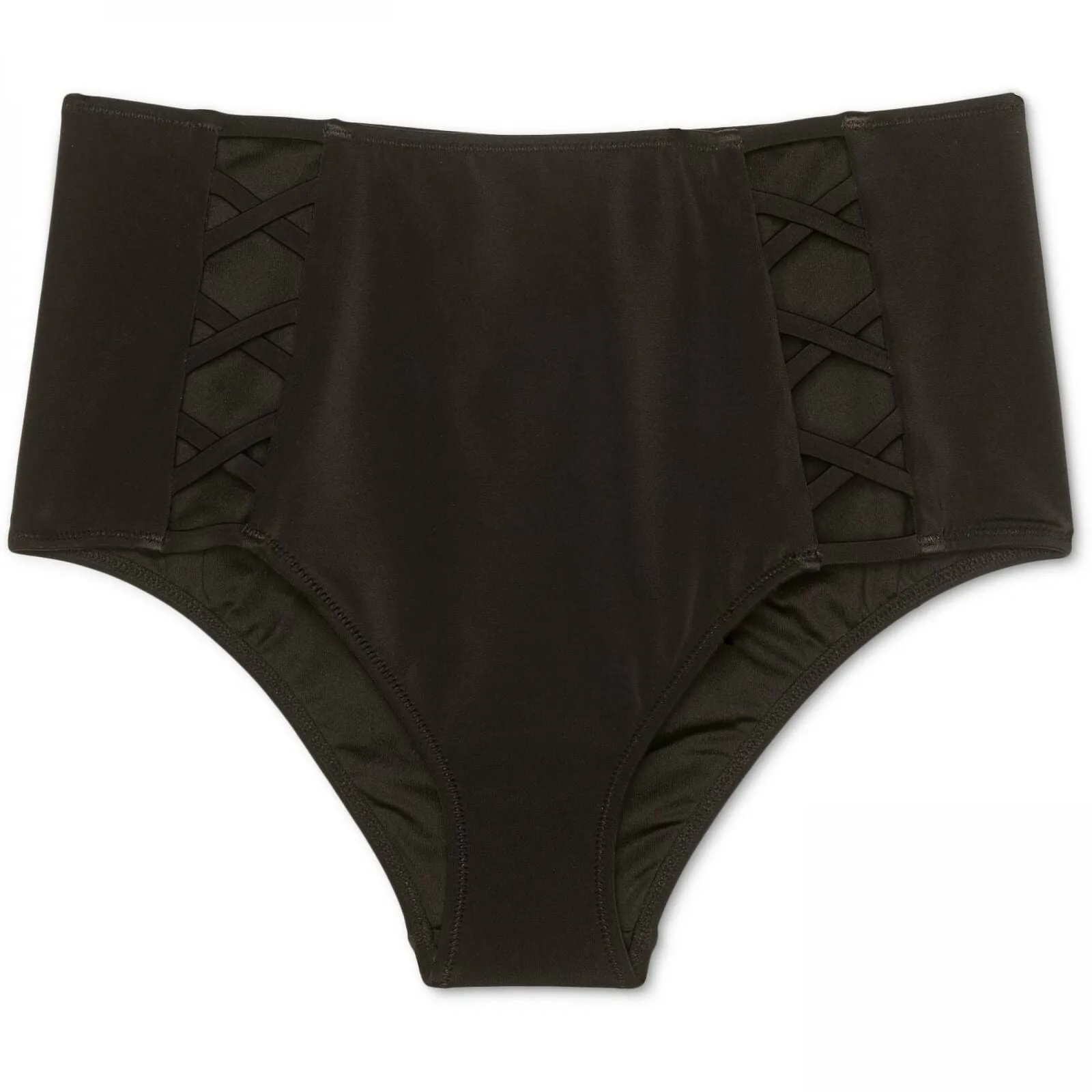 Shade & Shore Women's Beach High Waist Strappy Bikini Bottom
