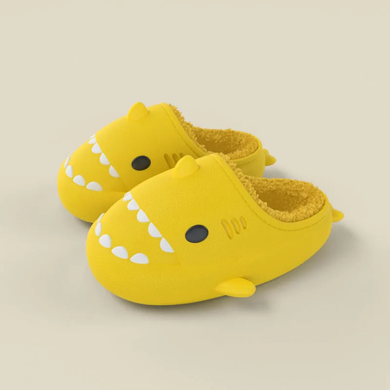 Shark Shoes For Child Cute Waterproof Warm Slippers