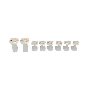 Silicone Toe Separators - 8pc Hello Kitty