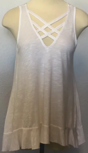 SLUB STRAPPY TOP