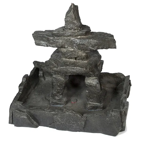 Stone Inuksuk Fountian
