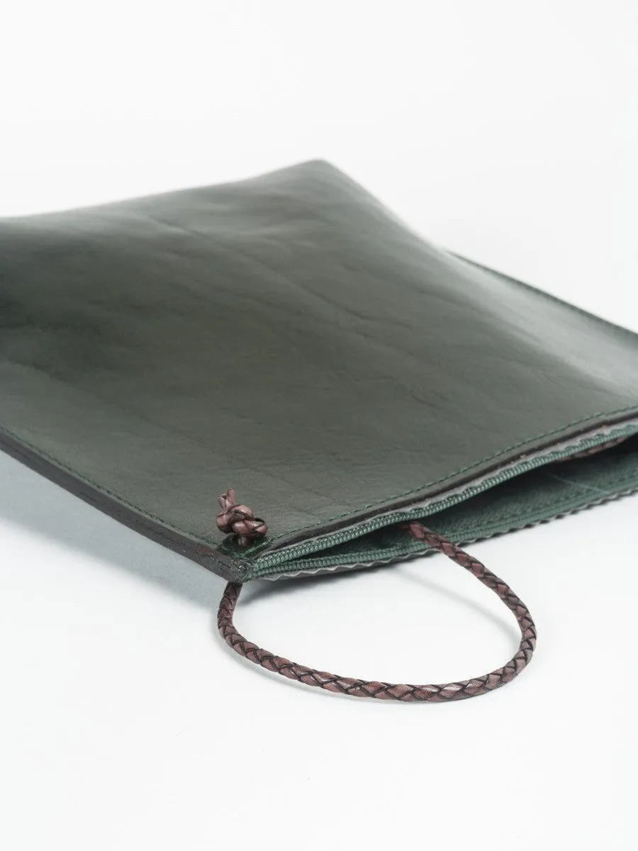 strappy pouch – green