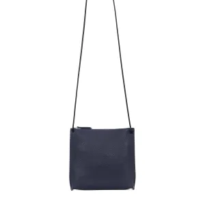 STRAPPY POUCH SLATE PEBBLED CALF