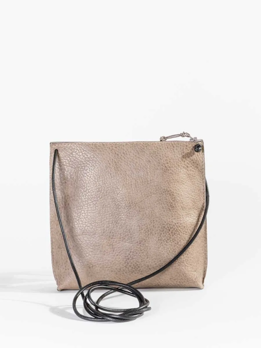 strappy pouch - taupe
