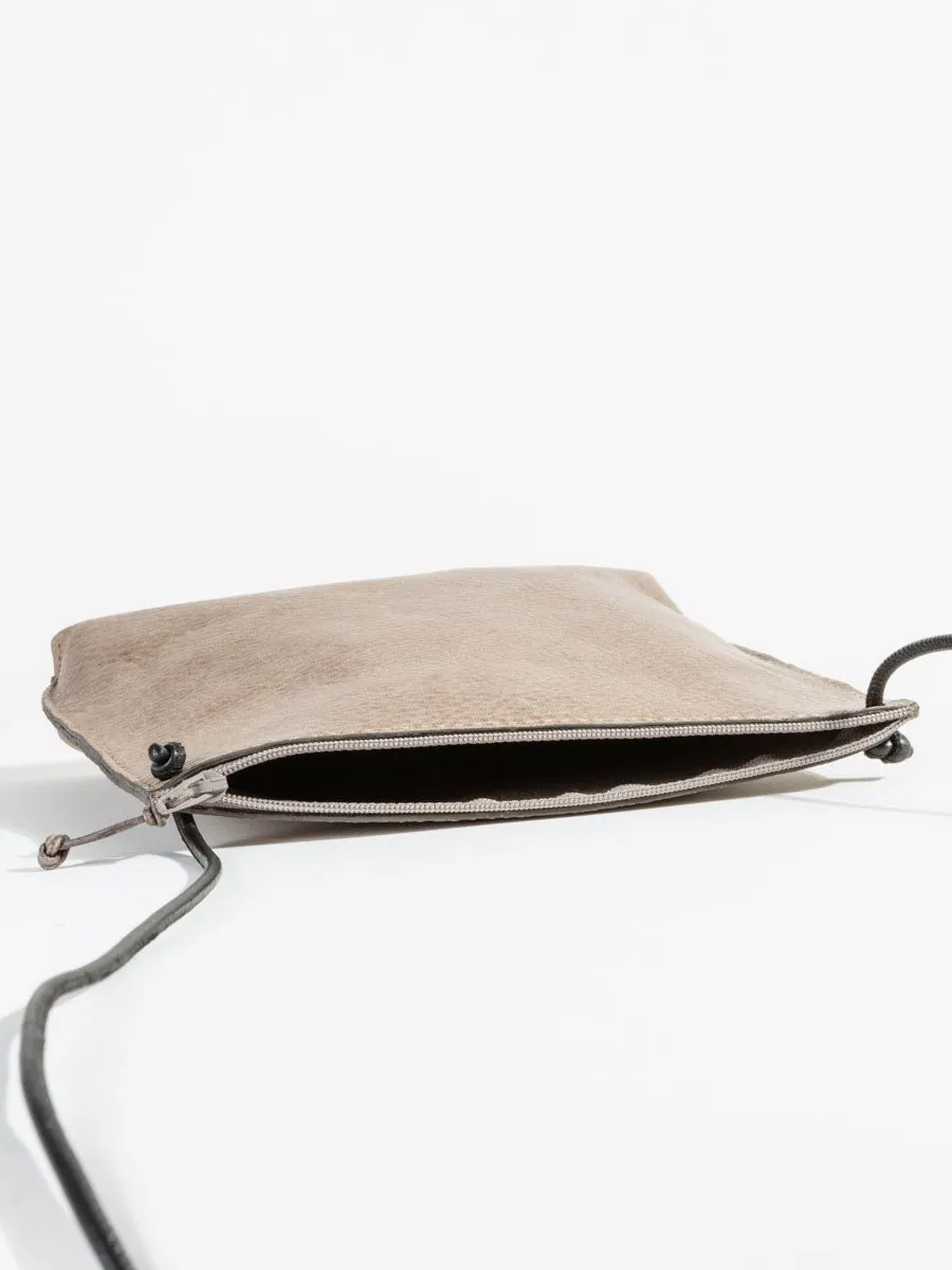 strappy pouch - taupe
