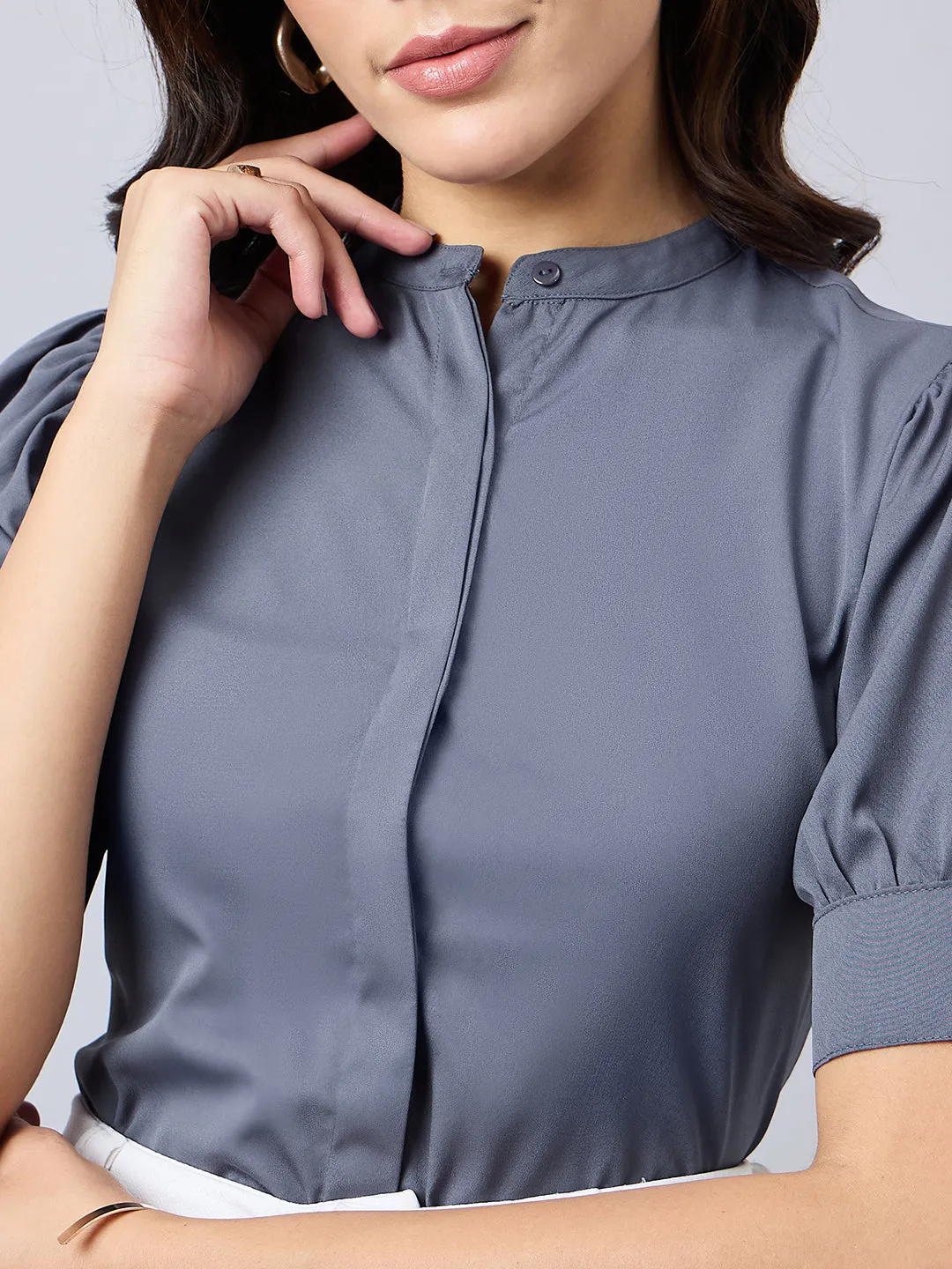 Style Quotient Women Solid Regular Fit Shirt