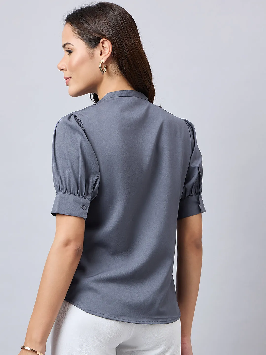 Style Quotient Women Solid Regular Fit Shirt