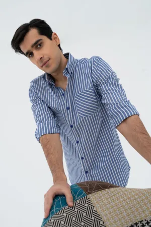 Super Elegant Blue Shirt
