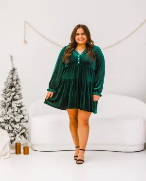 The Perfect Party Dress in Emerald