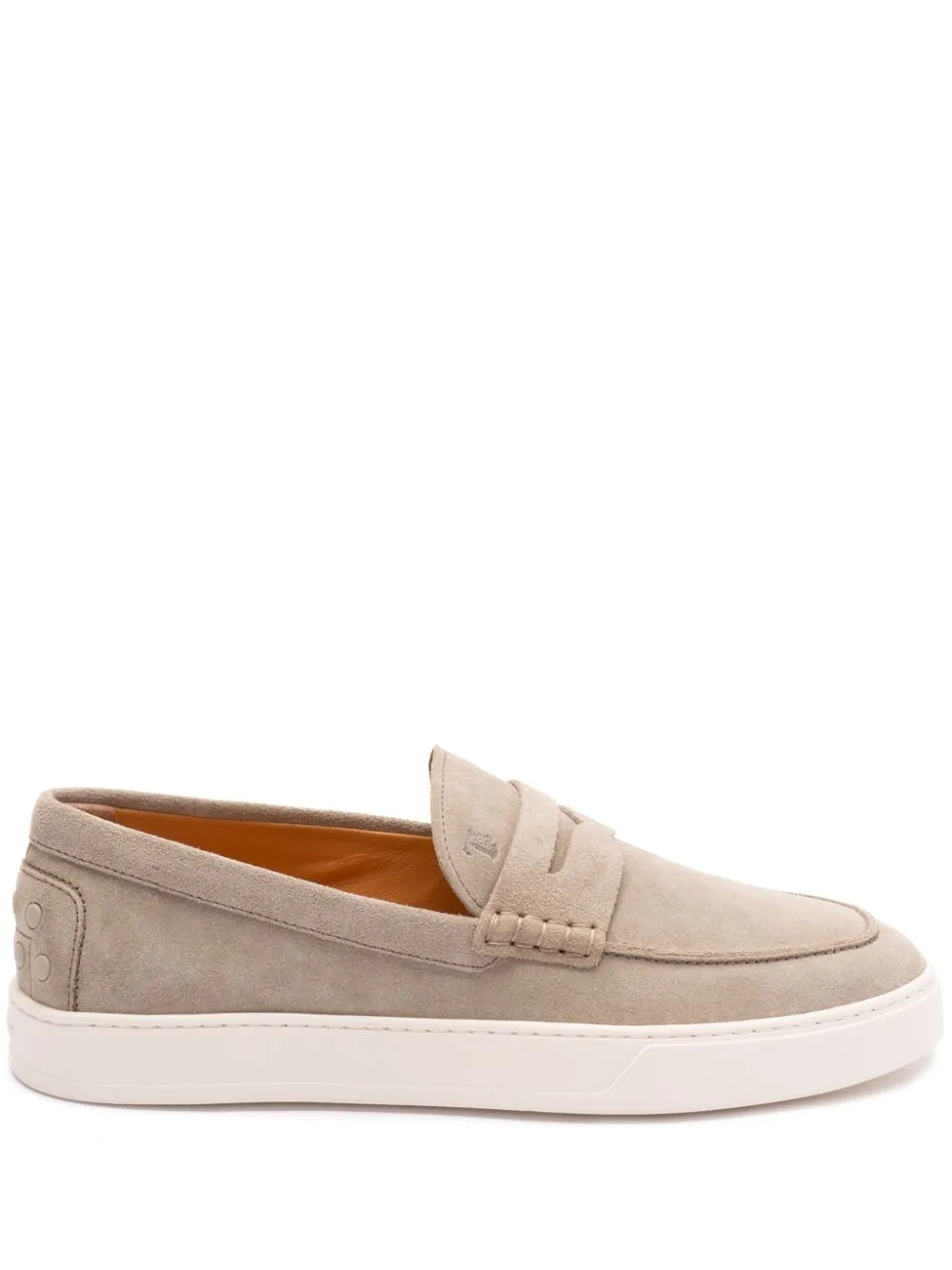 TOD'S Men's Suede Leather Penny Loafers