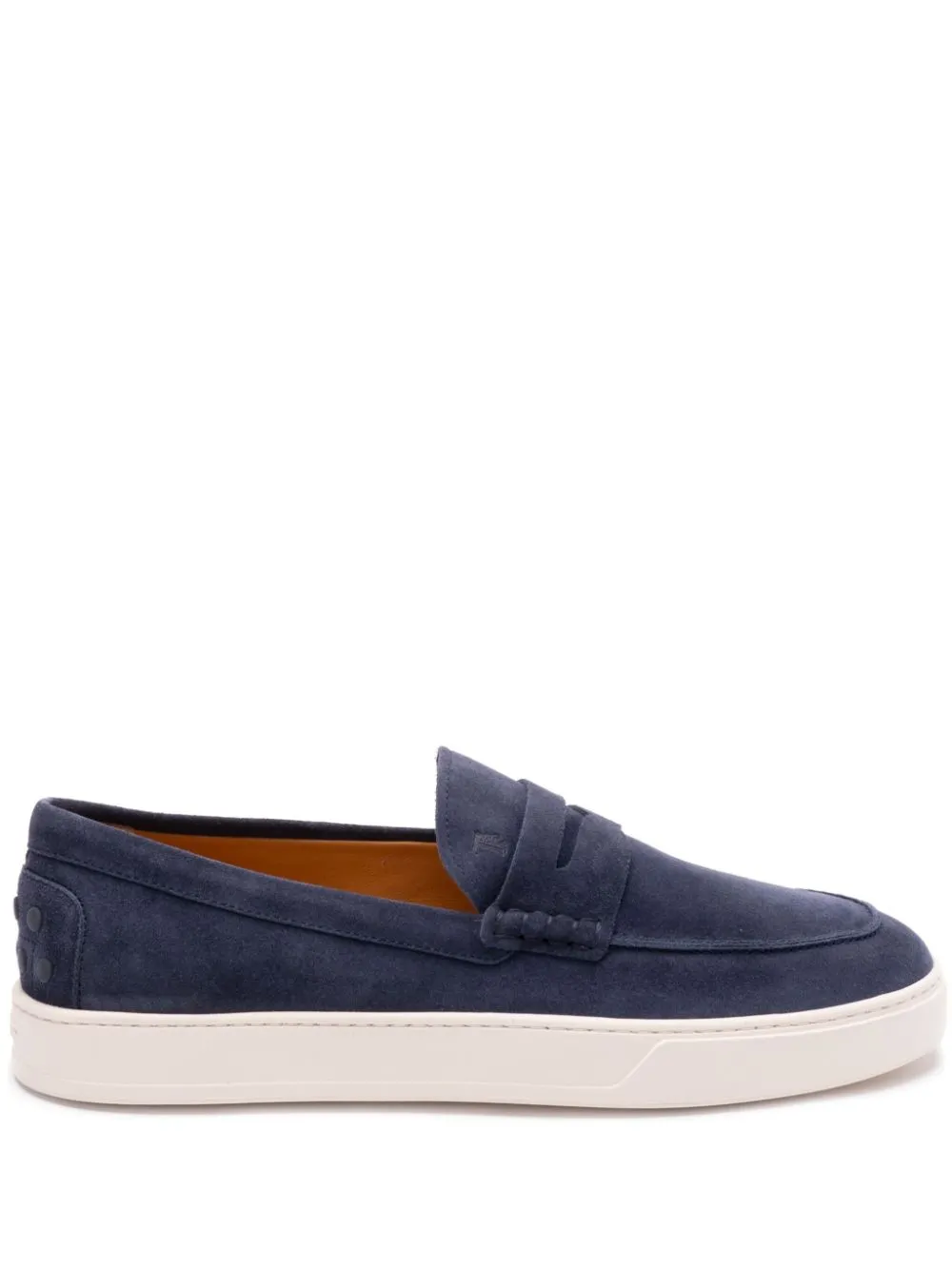 TOD'S Men's Suede Leather Penny Loafers