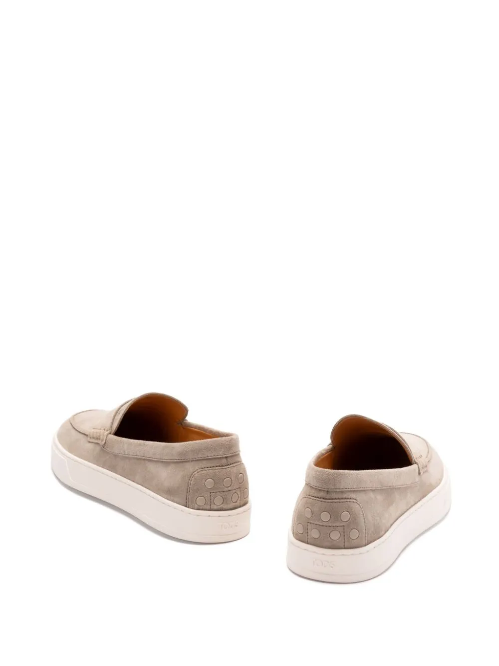 TOD'S Men's Suede Leather Penny Loafers