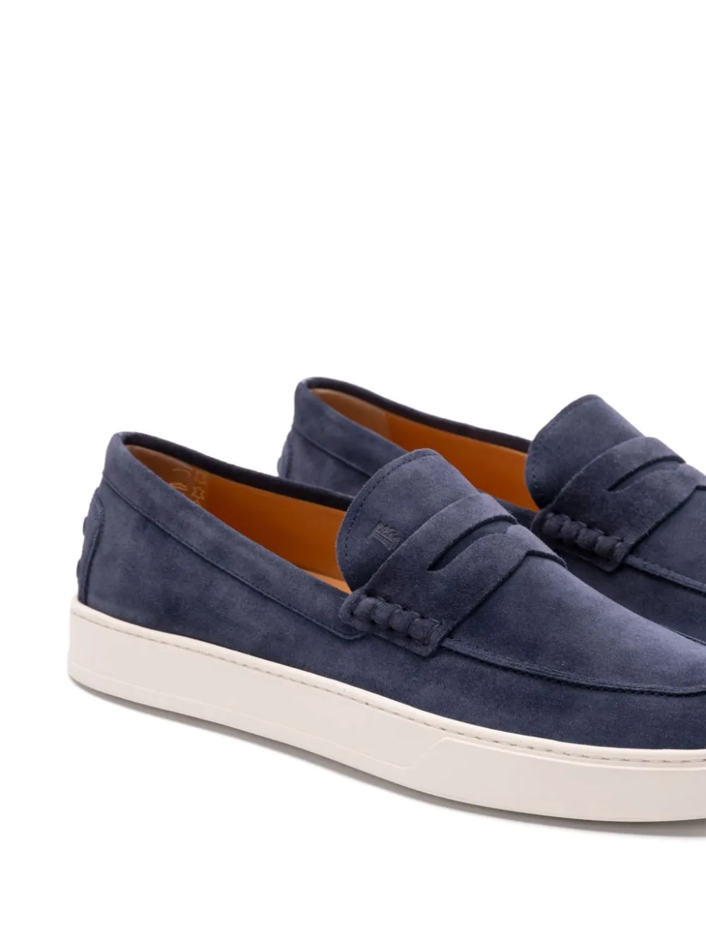 TOD'S Men's Suede Leather Penny Loafers