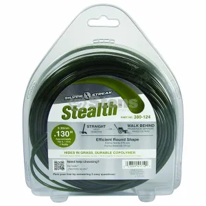 Trimmer Line Stealth .130"(3.3Mm) 1 Lb.
