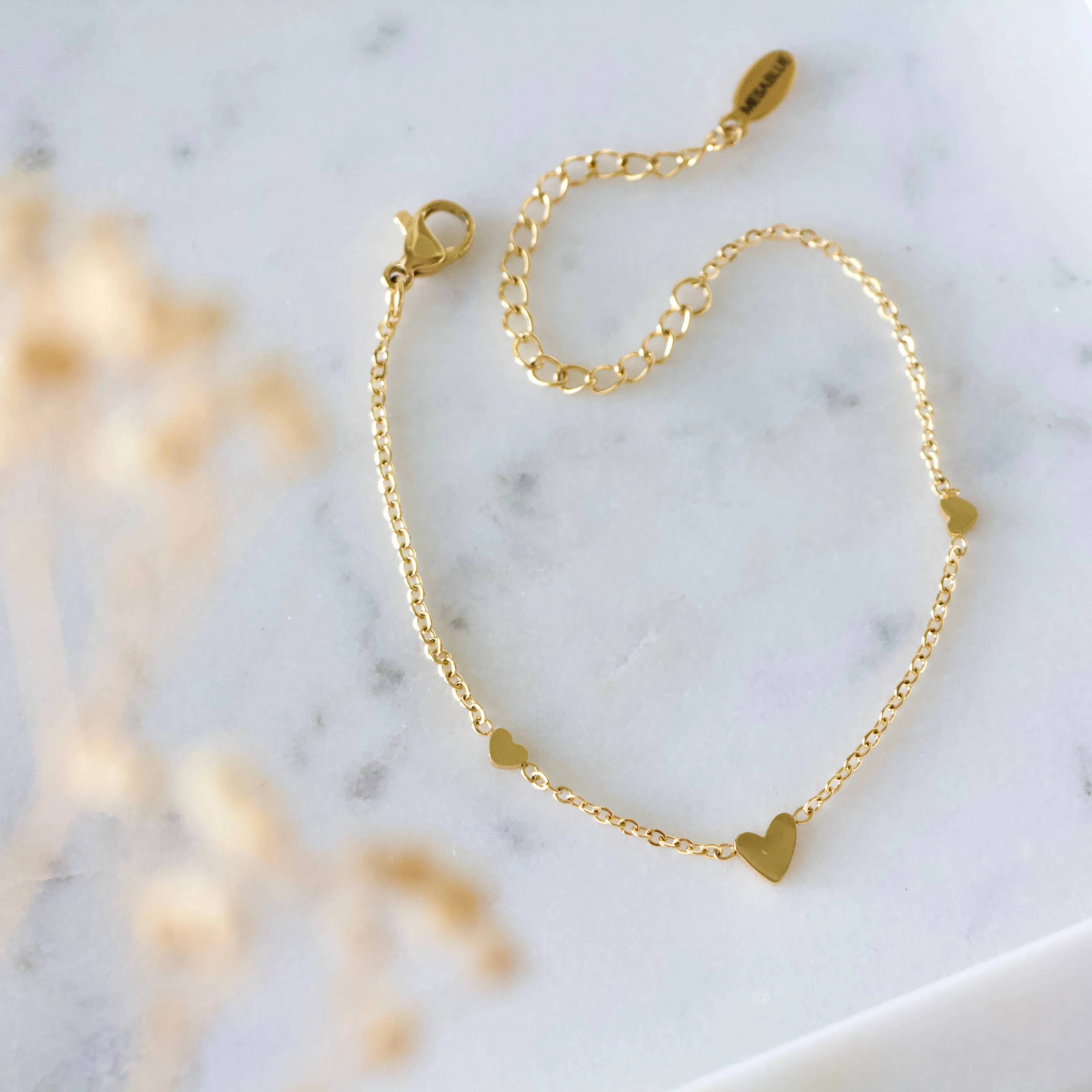 Triple Heart Bracelet - Waterproof