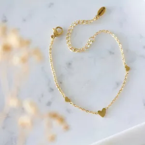 Triple Heart Bracelet - Waterproof