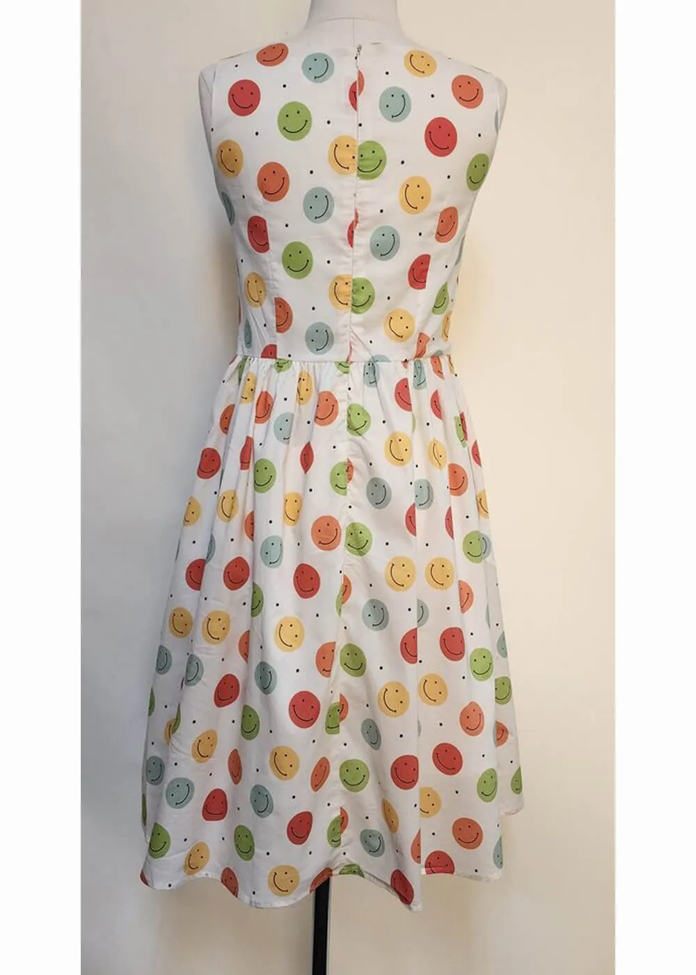 Tulip B Smiley Faces 40's Swing Dress Multi