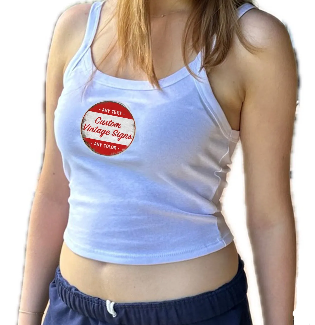 Vintage Patch Strappy Tank