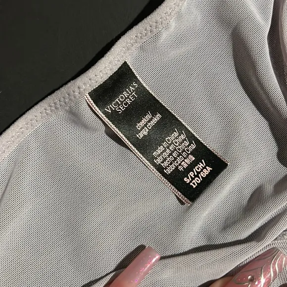 Vintage Victoria Secret Mesh panties Lavender