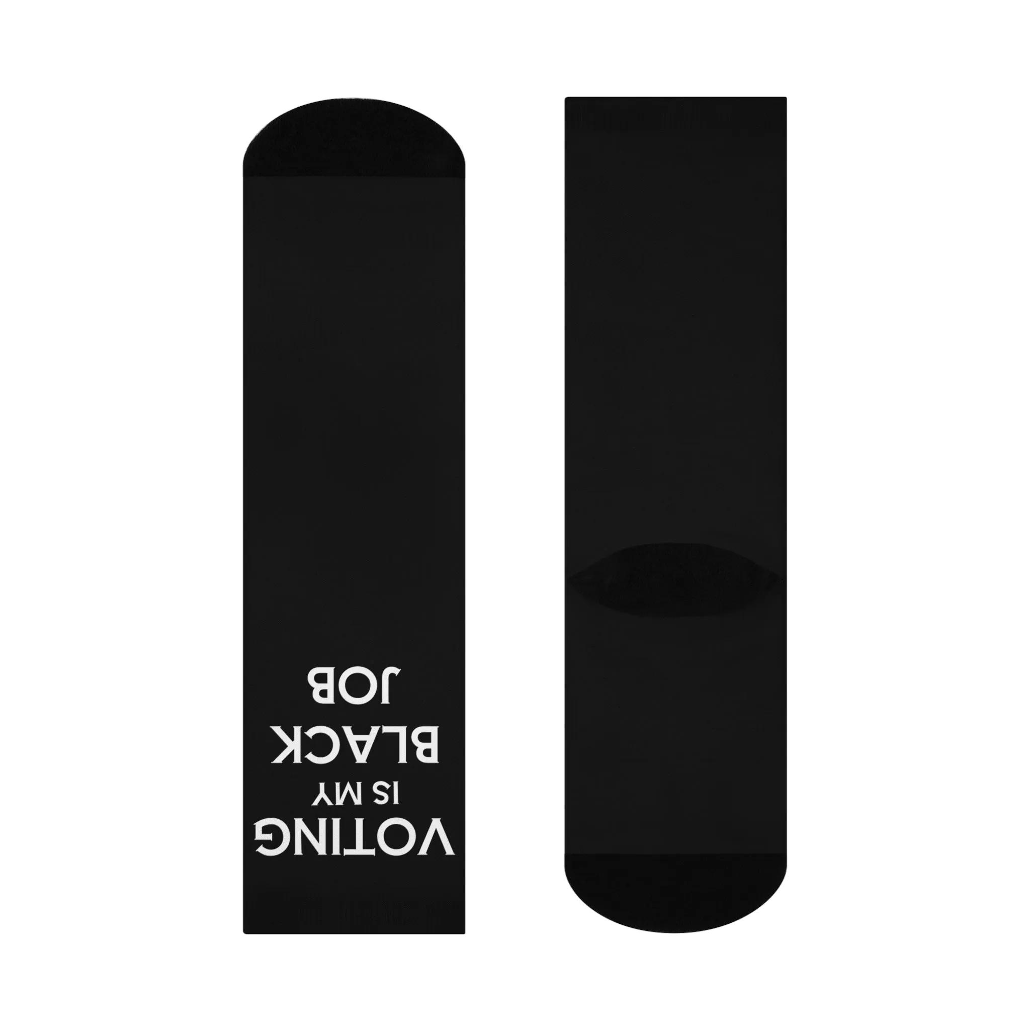 Voting is my Black Job Socks