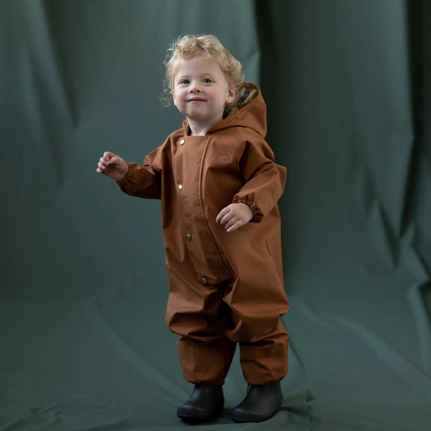 Waterproof Onesie - Rust