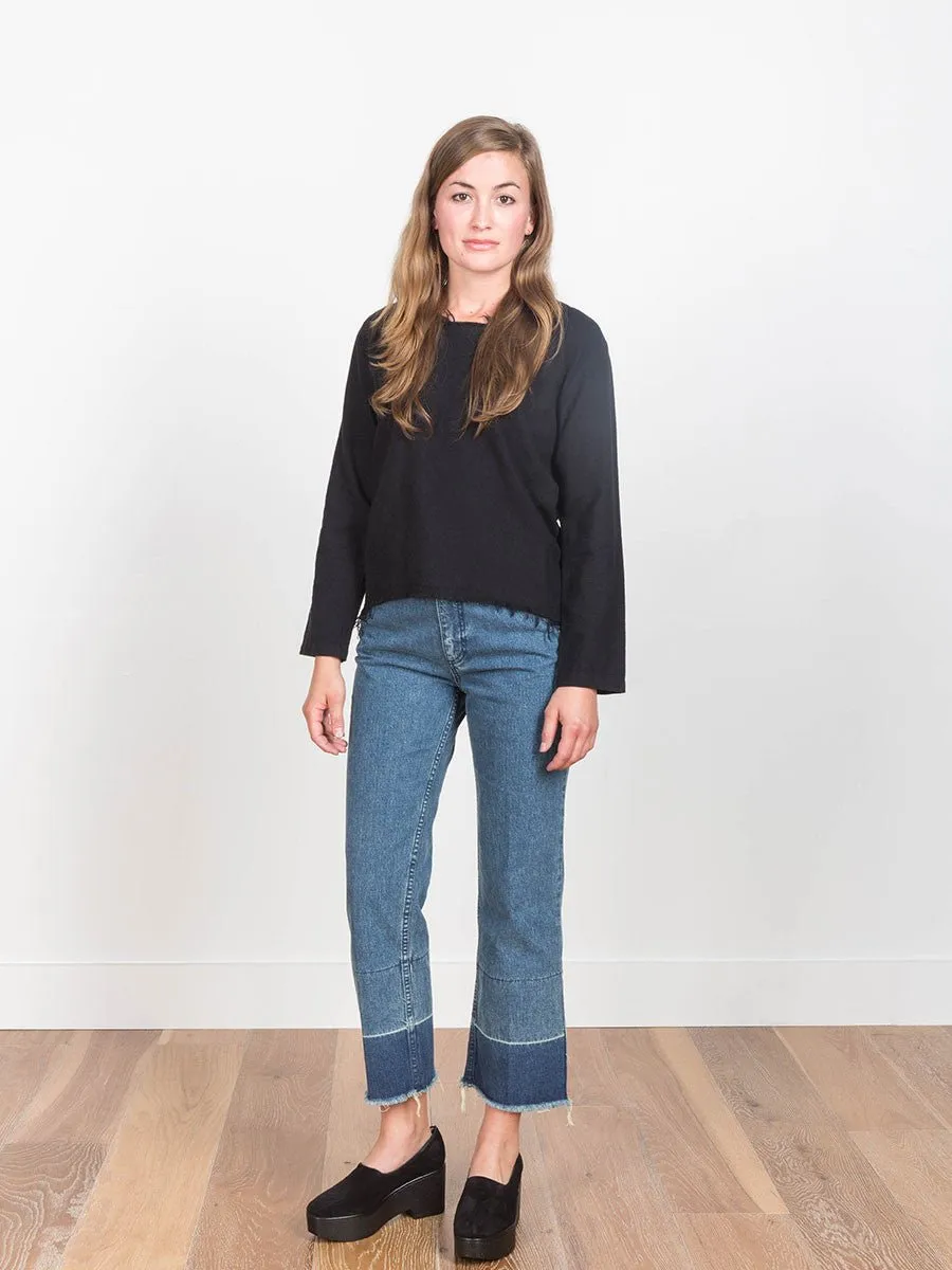 wide top - black