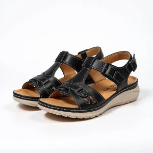 Women’s Comfort Sandals – Adjustable Strap – Cushioned Sole – Open Toe – Everyday Summer Wear
