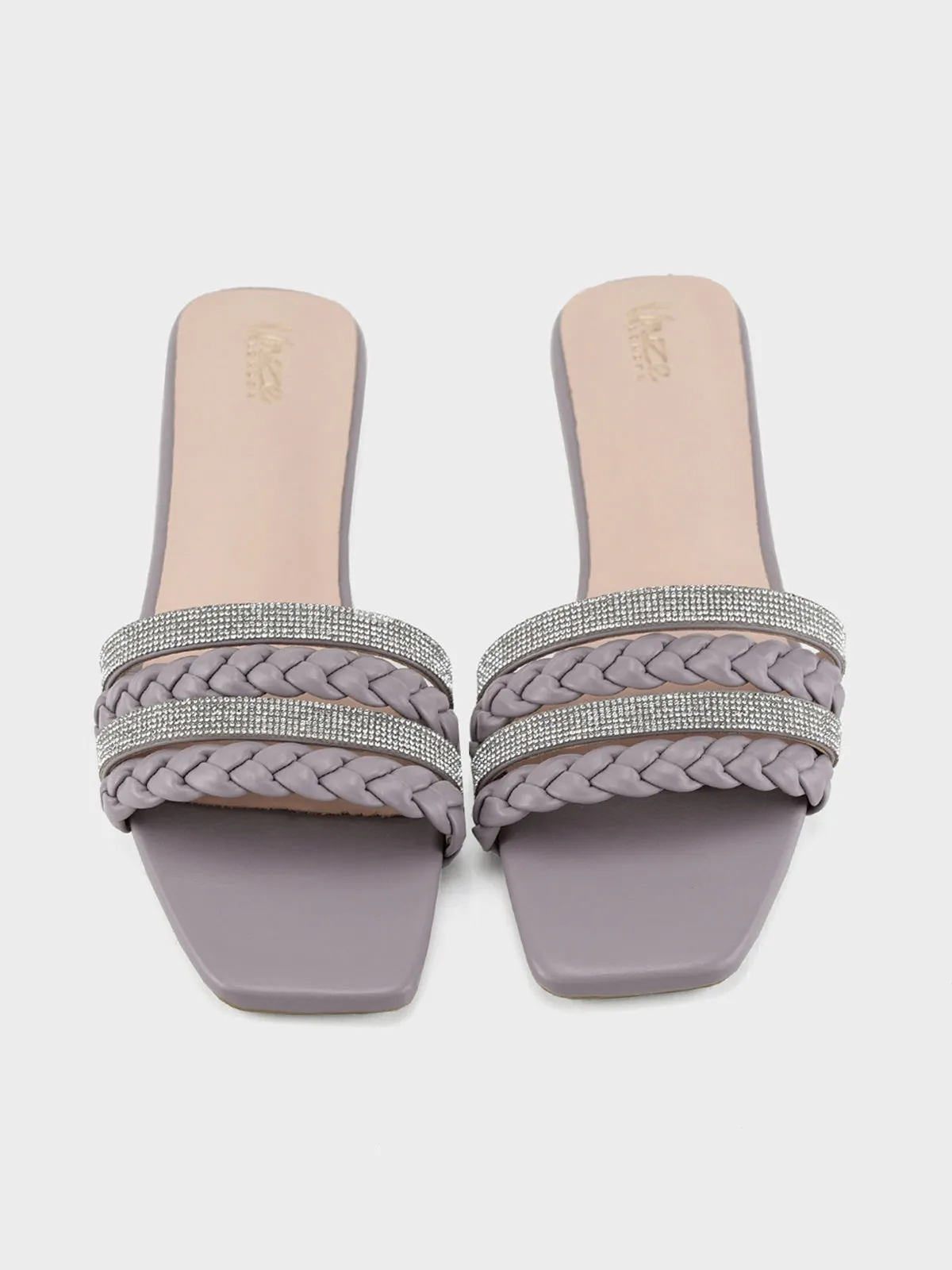 Womens "STEPCHIC" Flat Casual Slippers