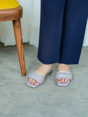 Womens "STEPCHIC" Flat Casual Slippers