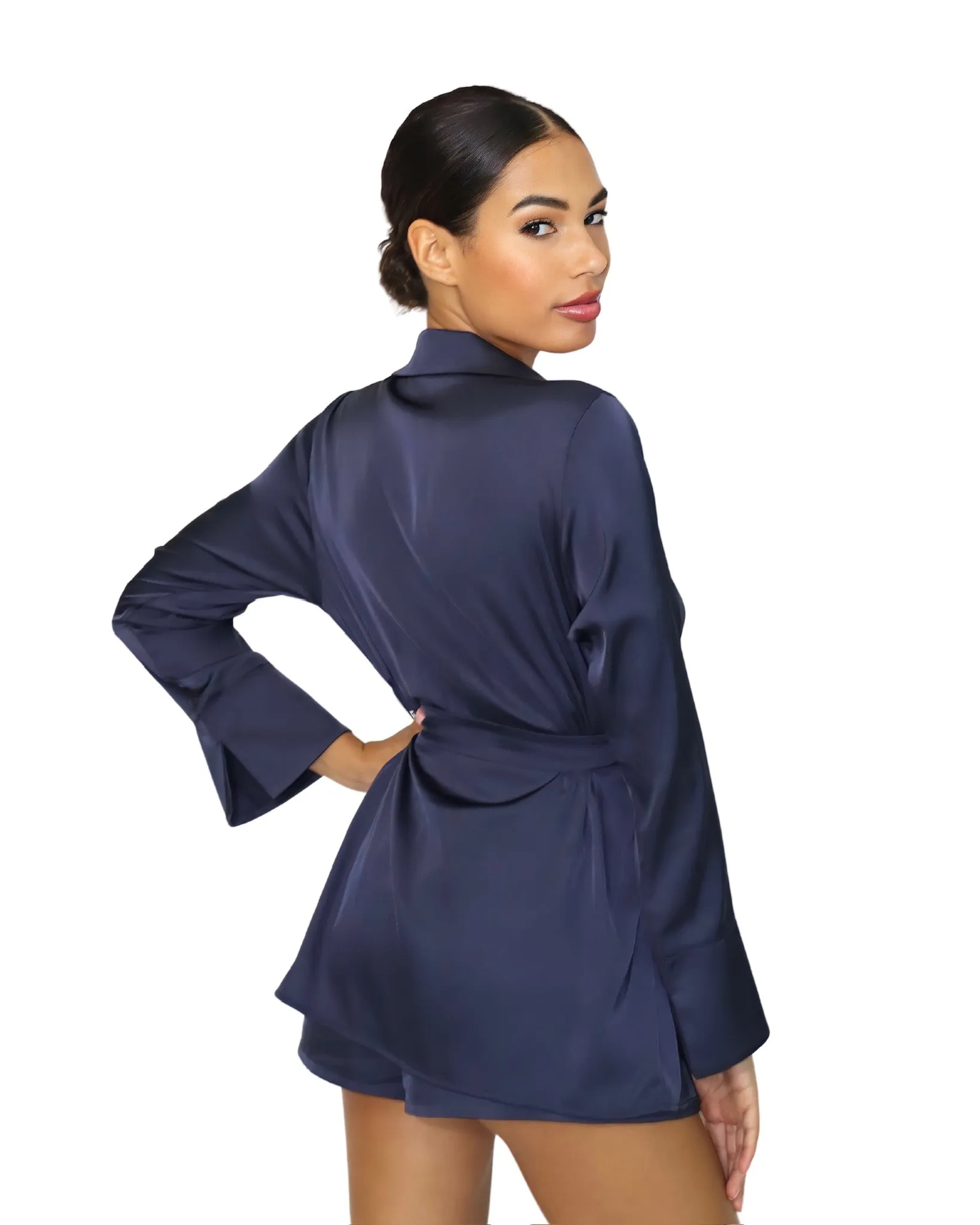 Wrap Short - Viscose Satin
