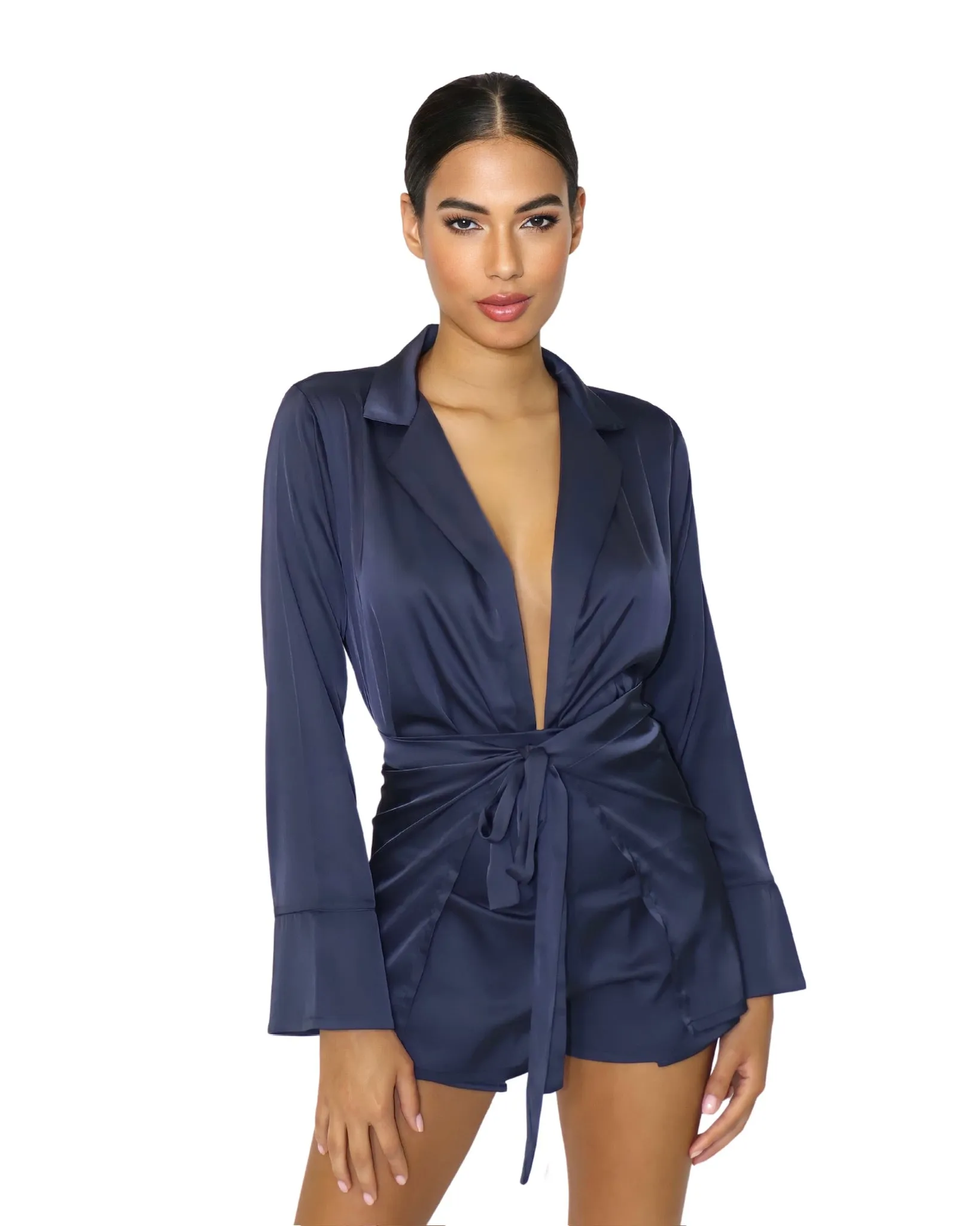 Wrap Short - Viscose Satin