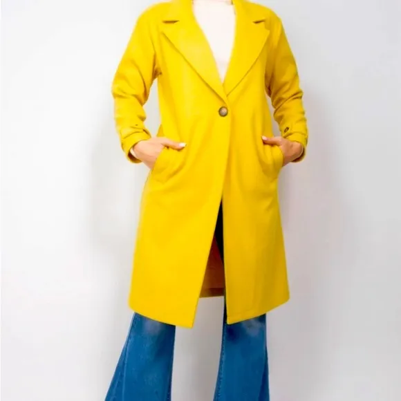 Yellow Women's Coat