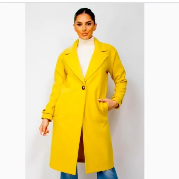 Yellow Women's Coat